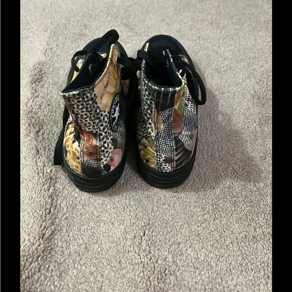 Custom print whimsigoth Chuck Taylor Converse high top sneakers US 6.5 women’s - Picture 4 of 8